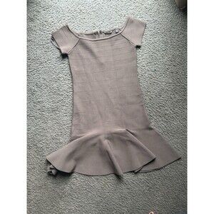 Guess Bandage Dress Taupe Sand Beige Sz SMALL Womens
